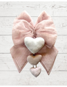 Fiocco Nascita Piccolo Rosa