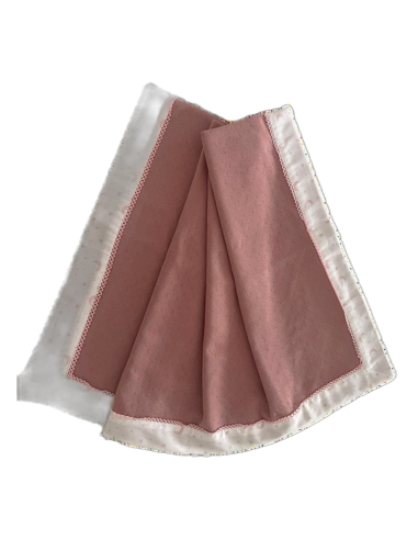 Copertina Maglina Piquet Rosa 75x90