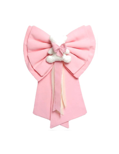 Fiocco Nascita Doppio Cotone Rosa 32x50